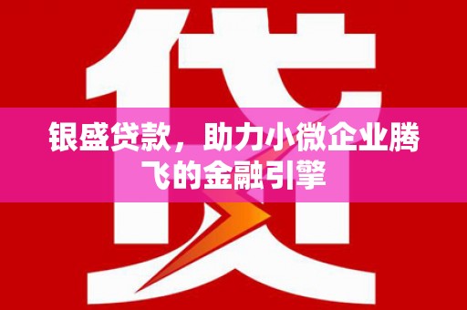 青州银盛贷款，助力小微企业腾飞的金融引擎