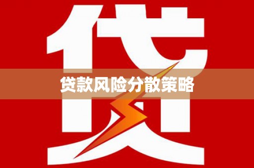 青州贷款风险分散策略