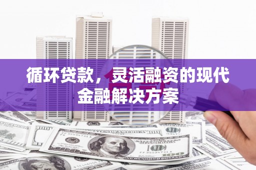 青州循环贷款，灵活融资的现代金融解决方案