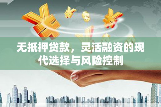 青州无抵押贷款，灵活融资的现代选择与风险控制