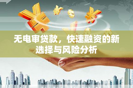 青州无电审贷款，快速融资的新选择与风险分析