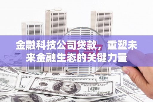 青州金融科技公司贷款，重塑未来金融生态的关键力量