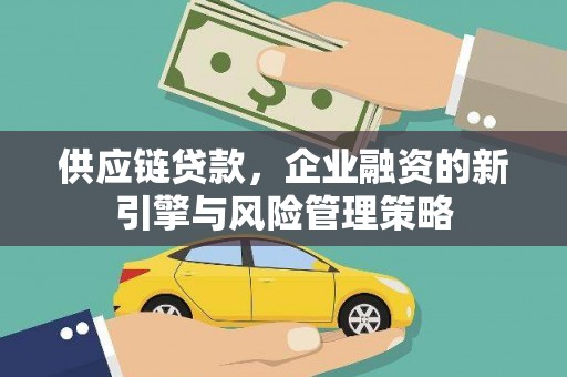 青州供应链贷款，企业融资的新引擎与风险管理策略