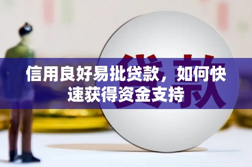 青州信用良好易批贷款，如何快速获得资金支持