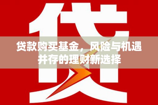 青州贷款购买基金，风险与机遇并存的理财新选择