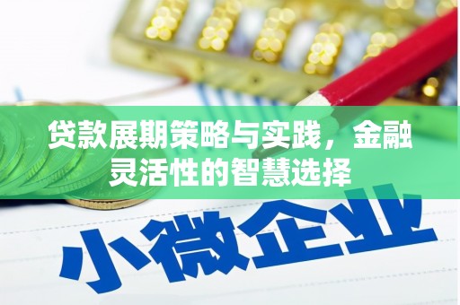 青州贷款展期策略与实践，金融灵活性的智慧选择